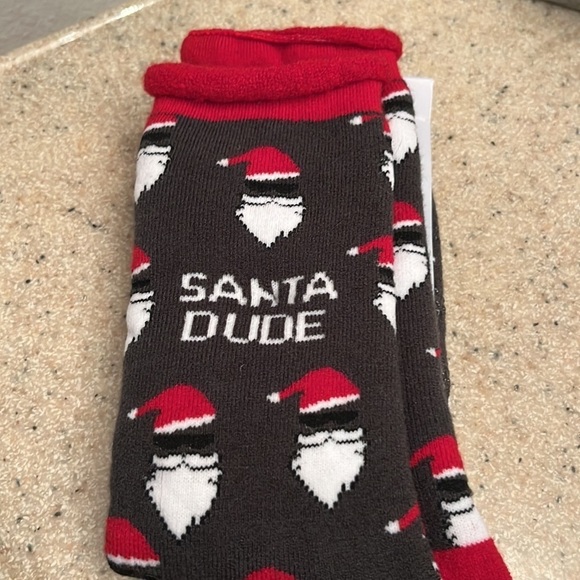 Men’s Holiday Socks brand size 9-12 thermal crew socks NWT - Picture 2 of 2